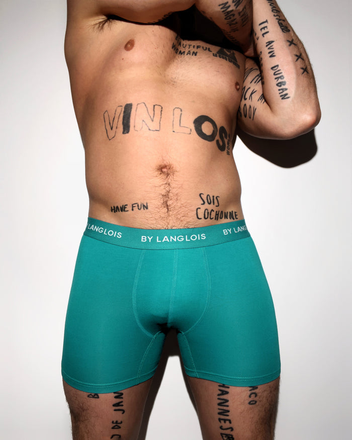 PERFECT FIT BOXER BRIEF IN DEEP SEA