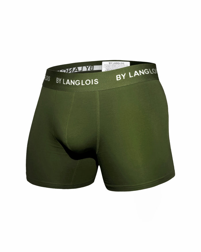PERFECT FIT BOXER BRIEF IN EVERGREEN