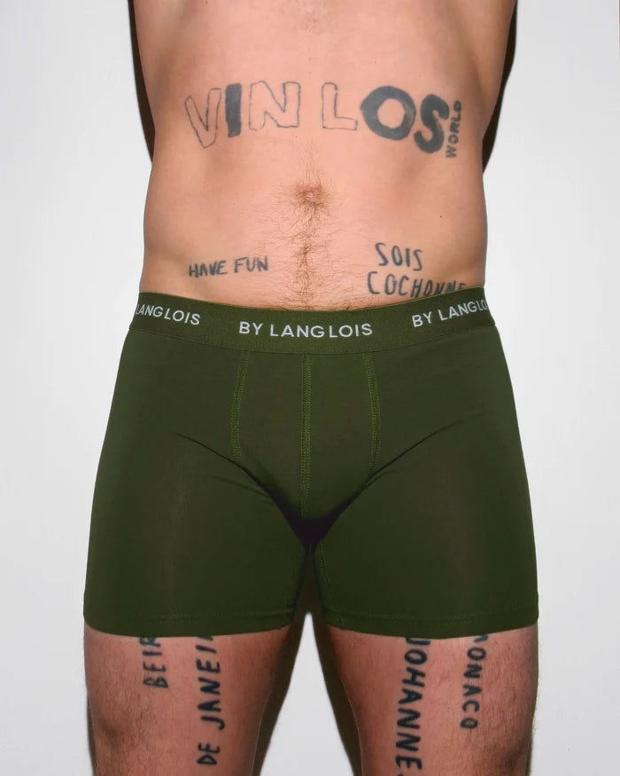 PERFECT FIT BOXER BRIEF IN EVERGREEN