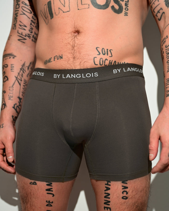 PERFECT FIT BOXER BRIEF IN ONYX