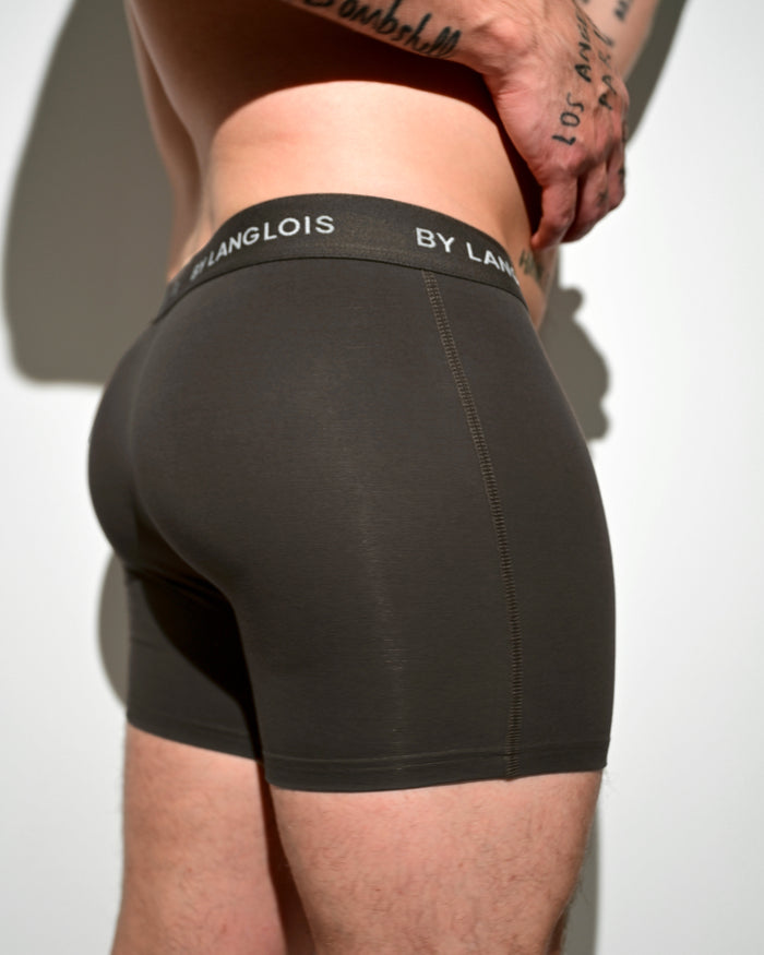 PERFECT FIT BOXER BRIEF IN ONYX