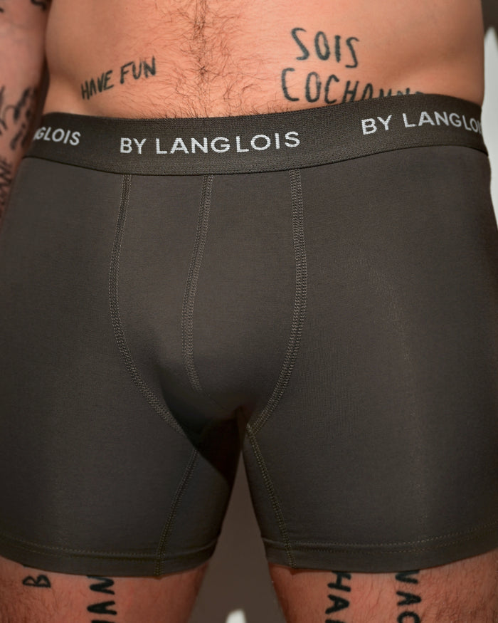 PERFECT FIT BOXER BRIEF IN ONYX