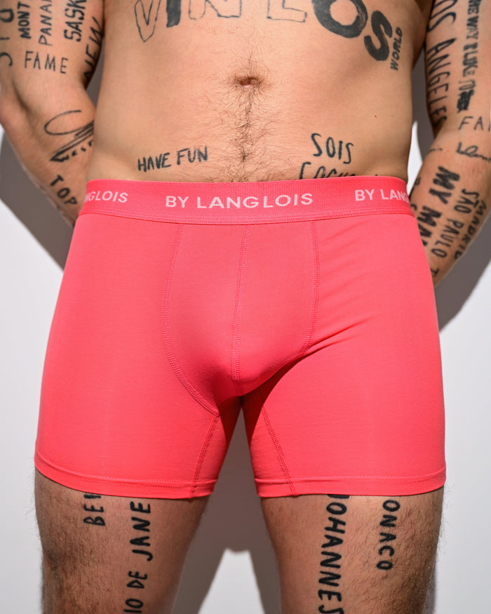 PERFECT FIT BOXER BRIEF IN PINK PEACH
