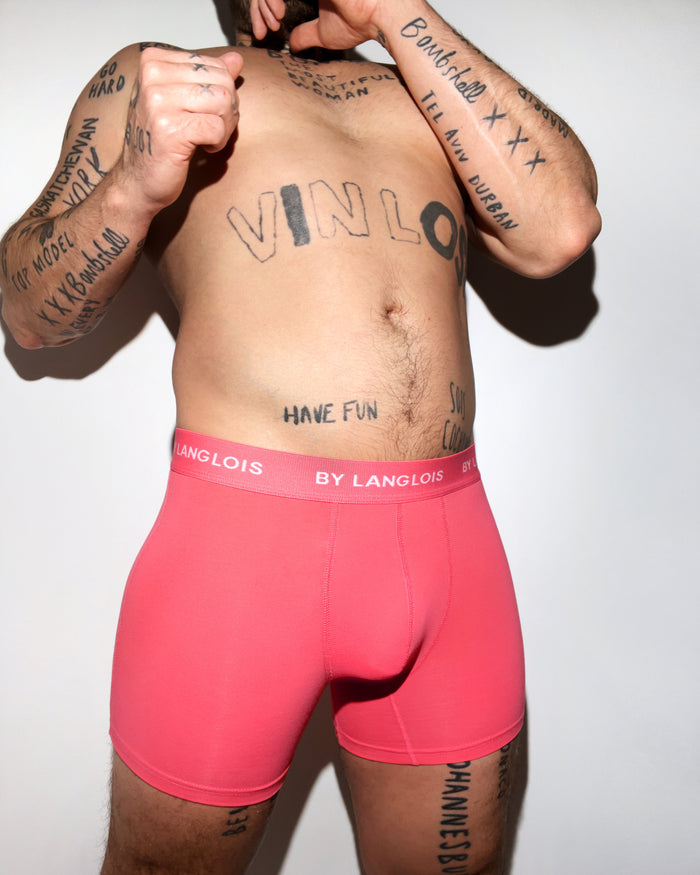 PERFECT FIT BOXER BRIEF IN PINK PEACH