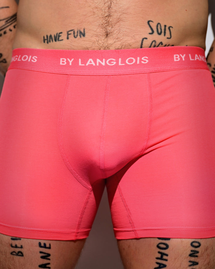 PERFECT FIT BOXER BRIEF IN PINK PEACH