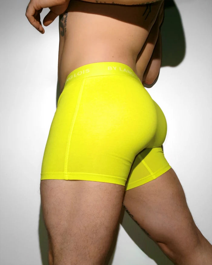 PERFECT FIT BOXER BRIEF IN PURE LEMON