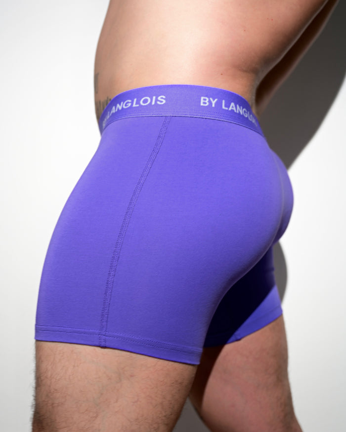 PERFECT FIT BOXER BRIEF IN PURPLE NIGHT