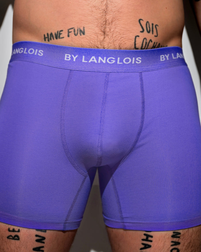 PERFECT FIT BOXER BRIEF IN PURPLE NIGHT
