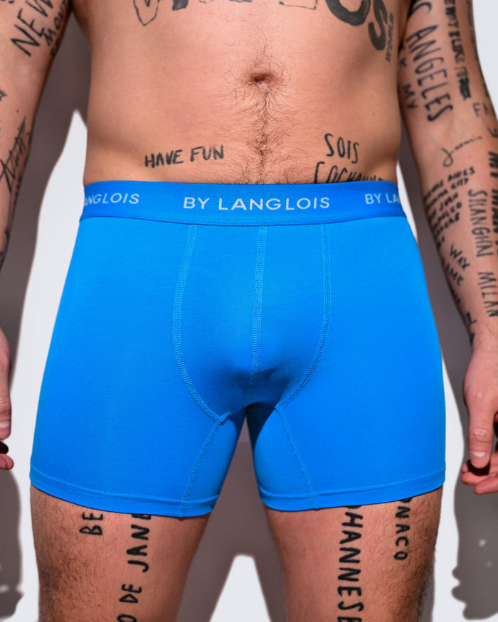 PERFECT FIT BOXER BRIEF IN TROPICAL BLUE