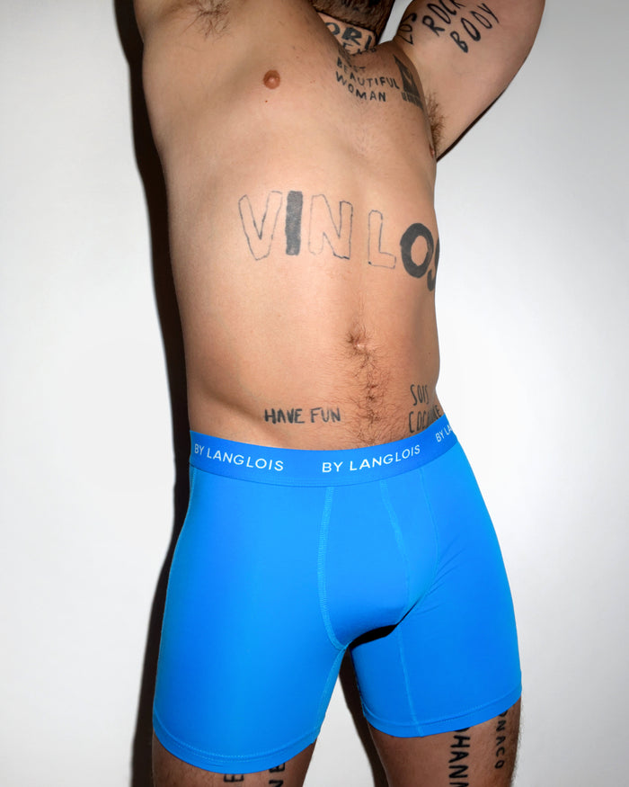 PERFECT FIT BOXER BRIEF IN TROPICAL BLUE