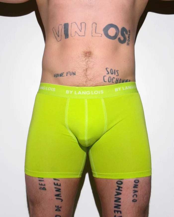 PERFECT FIT BOXER BRIEF IN ULTRA LIME