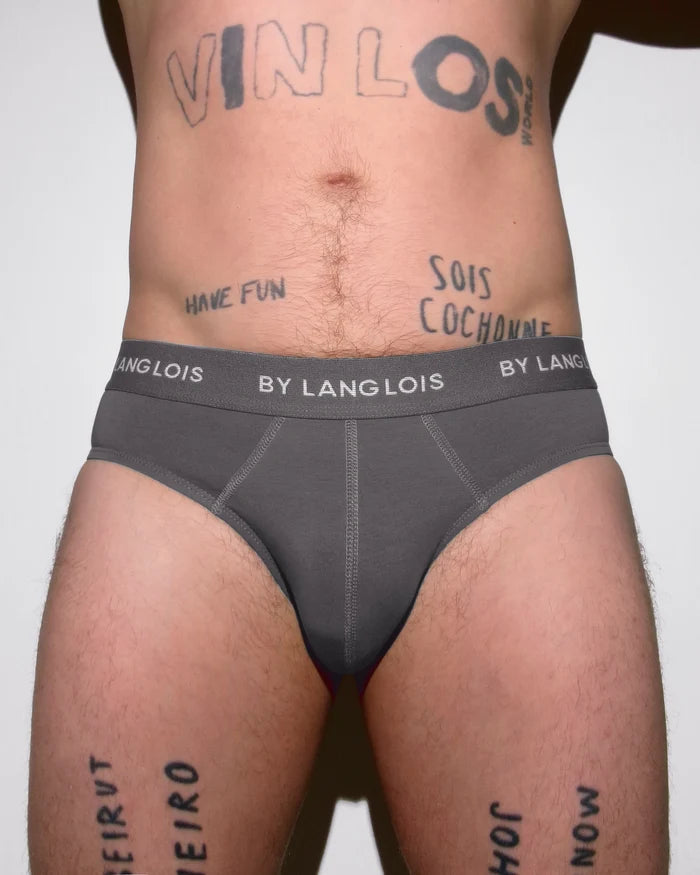 PERFECT FIT BRIEF IN CORE GREY