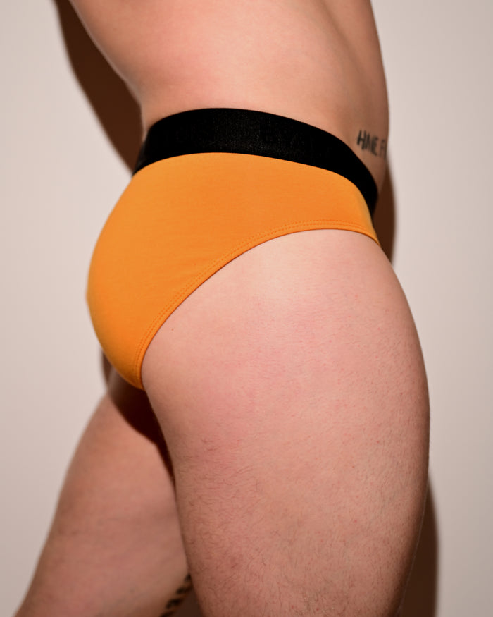 PERFECT FIT BRIEF IN TANGERINE