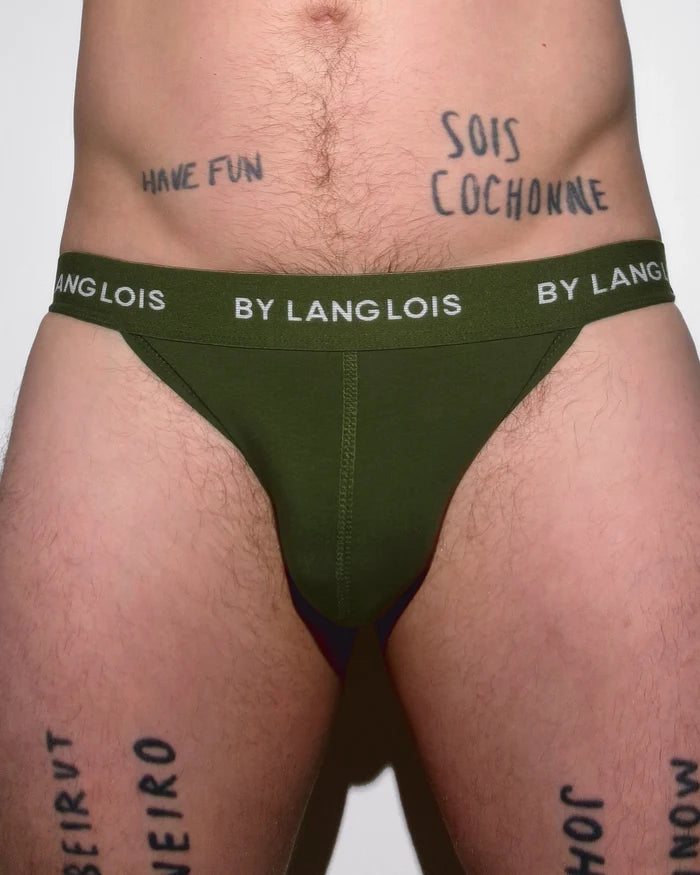 PERFECT FIT JOCK STRAP IN EVERGREEN