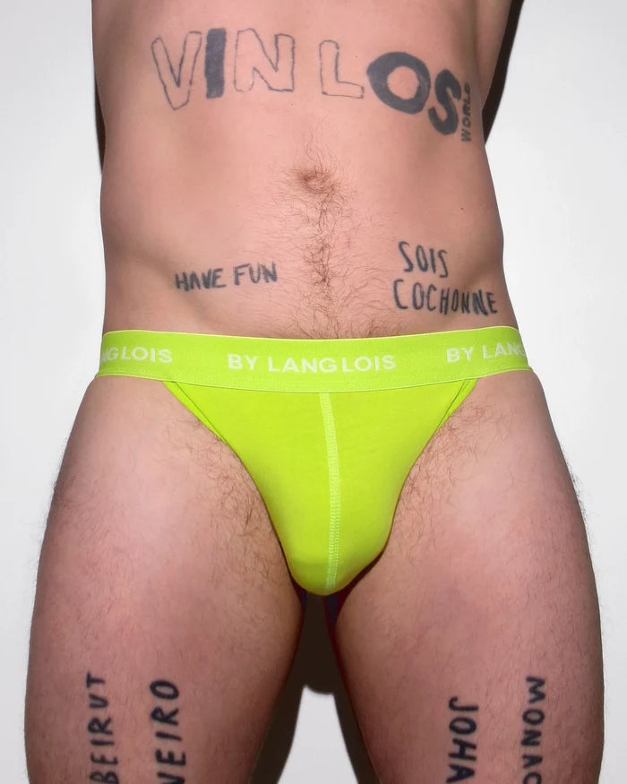 PERFECT FIT JOCK STRAP IN ULTRA LIME