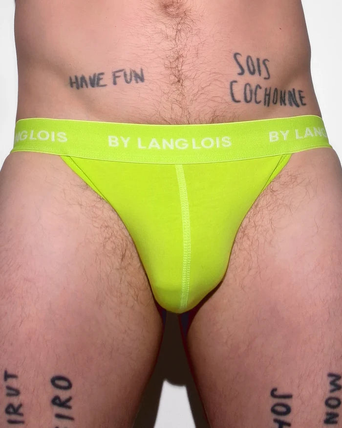 PERFECT FIT JOCK STRAP IN ULTRA LIME