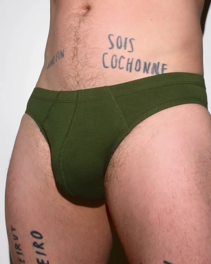 PERFECT FIT MICRO BRIEF IN EVERGREEN
