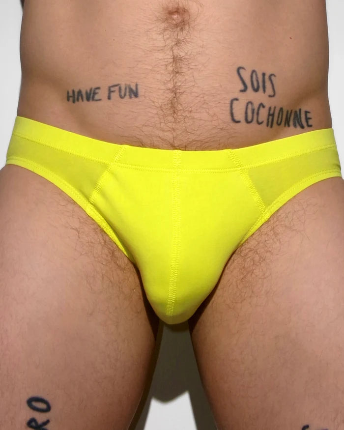 PERFECT FIT MICRO BRIEF IN PURE LEMON