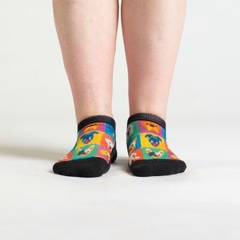 Viasox Pet Garden Ankle Socks Bundle 5-Pack detail close-up