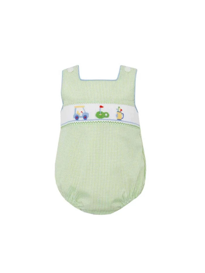 Petit Bebe - Smocked Bubble - Golf