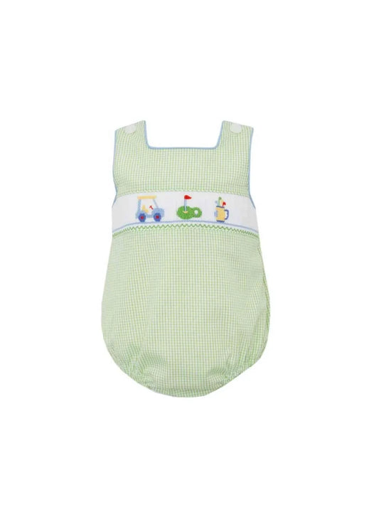 Petit Bebe - Smocked Bubble - Golf