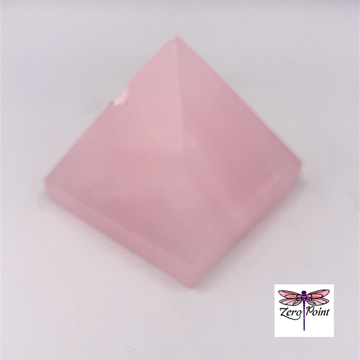 Pink Calcite Pyramid - Zero Point Crystals