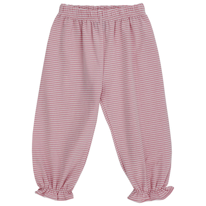 Pink Stripe Banded Pant