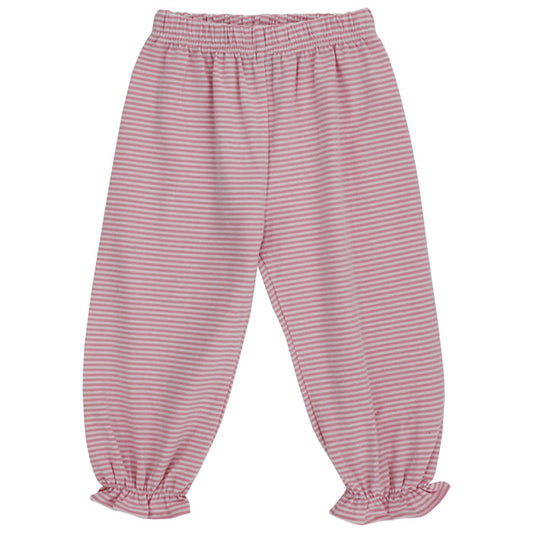 Pink Stripe Banded Pant