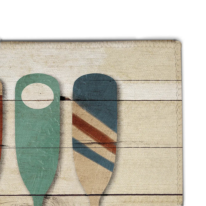 Playful Oars Chenille Accent Rug