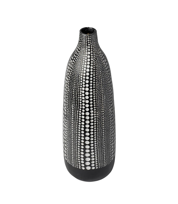 Polka Black Vase (Tall)