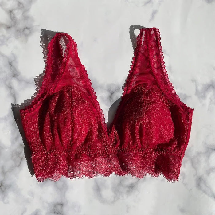 Polka Dot Bralette | Berry