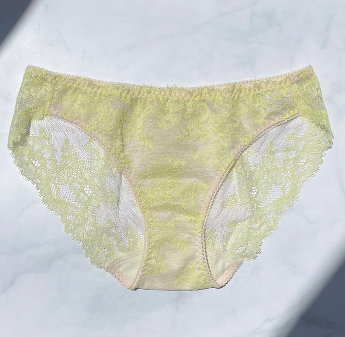 Poppy Bikini | Lime Yellow