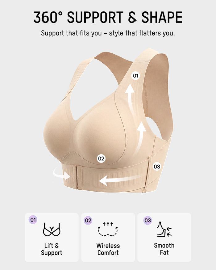 Posture Support Wireless Sports Bra