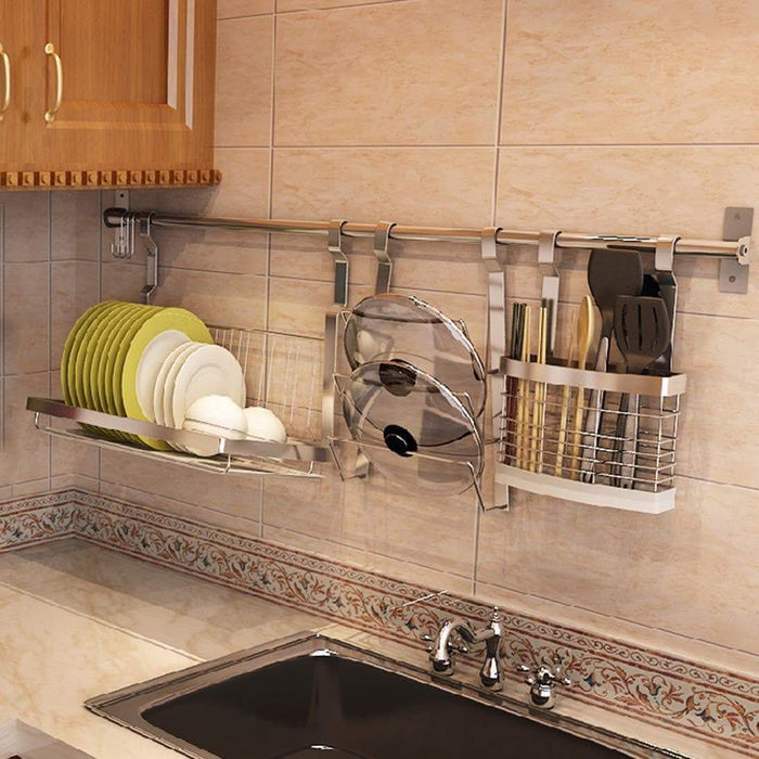 Best seller  pot lid holder rack kitchen cupboard storage organizer wall mounted kitchen panty holderss
