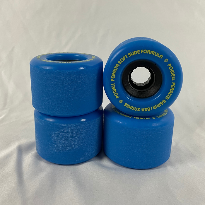Powell Peralta Snakes Skateboard Wheels 66mm 82A 4pk Blue