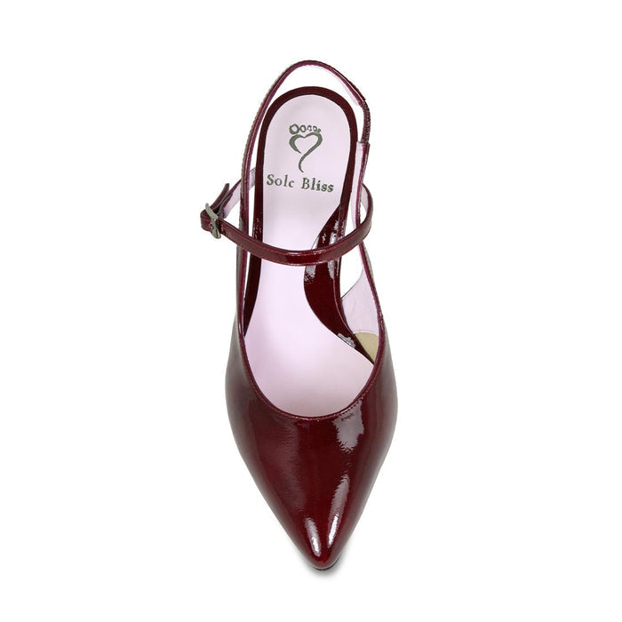 Premiere: Bordeau Patent Leather Shoes Sole Bliss
