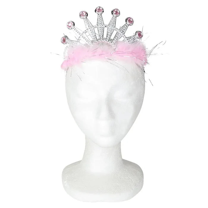 Princess Tiara with Feathers