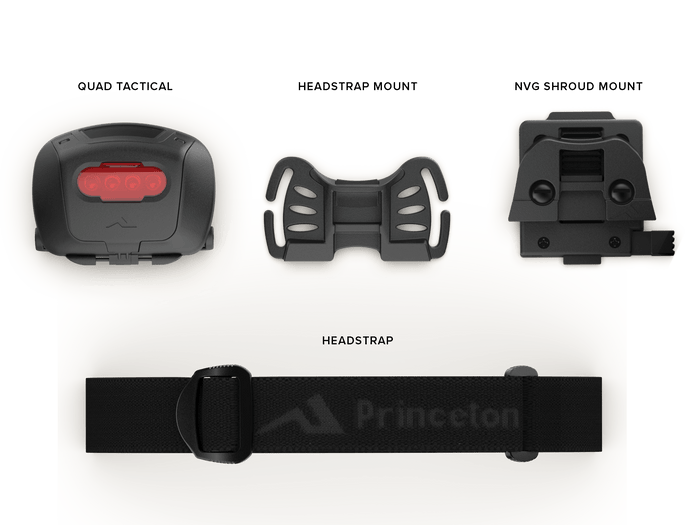 Princeton Tec Quad Tactical MPLS Headlamp (CLEARANCE)