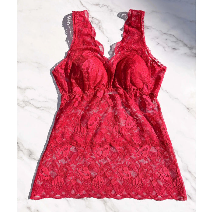 Protea All Lace Bra Camisole | Berry