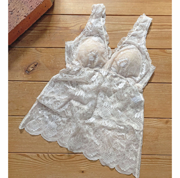Protea All Lace Bra Camisole | Vanilla