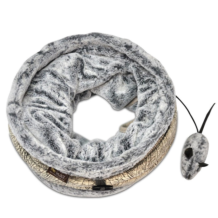 Purr & Pounce Cat Tunnel Ash Gray - Bancroft Pet Shop