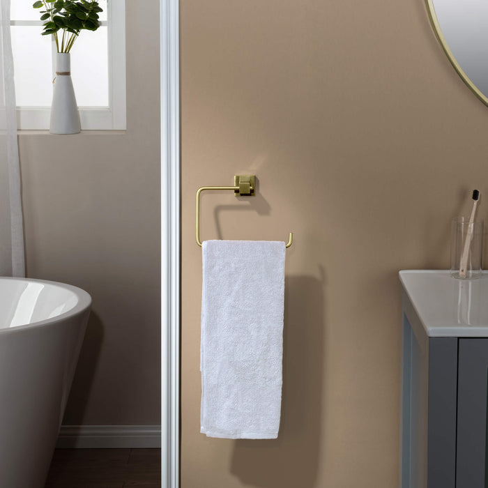 Quadra 4-Piece Bathroom Hardware Set - C-CBA15-4-1