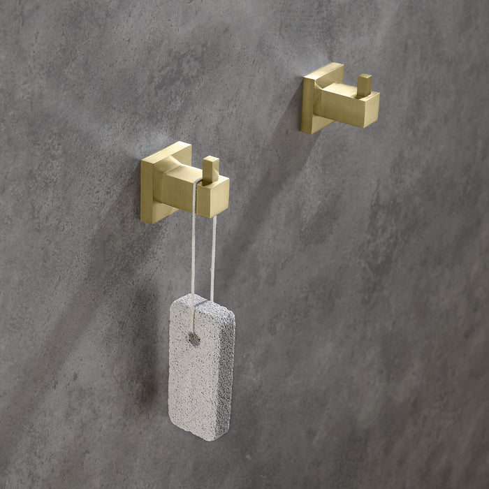 Quadra 4-Piece Bathroom Hardware Set - C-CBA15-4-1