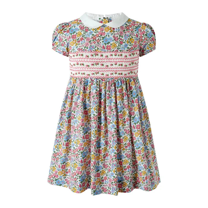 Rachel Riley - Ditsy Floral Smocked Dress