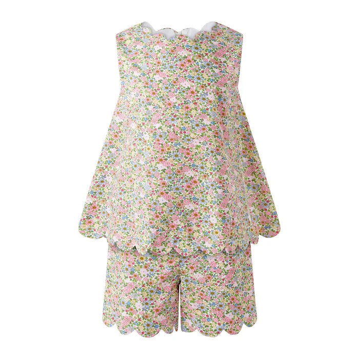 Rachel Riley - Floral Scalloped Set