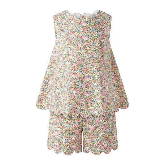 Rachel Riley - Floral Scalloped Set