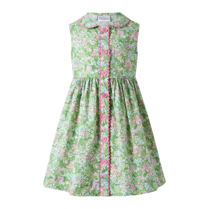 Rachel Riley - Garden Button Front Dress