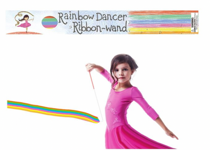 Rainbow Dancer Ribbon Wand