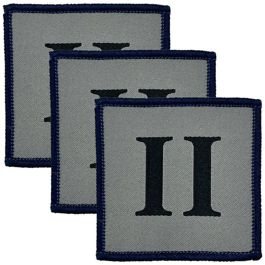 Ranger Regiment II TRF Iron On Badge with Dark Blue Border - John Bull Clothing 3 Pack from  John Bull Clothing