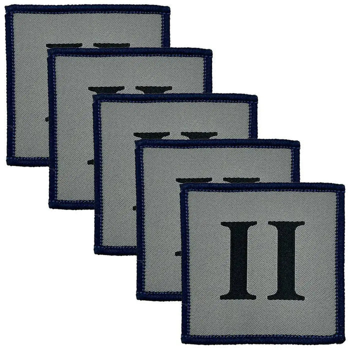 Ranger Regiment II TRF Iron On Badge with Dark Blue Border - John Bull Clothing 5 Pack from  John Bull Clothing